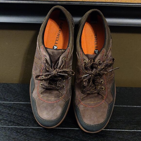 Merrell Women's Espresso Suede Albany Lace Performance Shoe SIZE US 8 - Picture 6 of 6